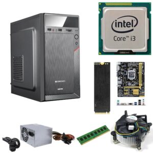Assembled CPU Core i3 3rd H61 8GB Ram 512GB SSD Fan With Cabinet & SMPS