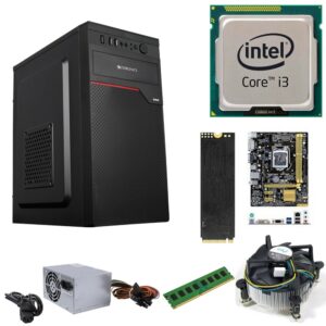 Assembled CPU Core i3 6th H110 8GB Ram 512GB SSD Fan With Cabinet & SMPS