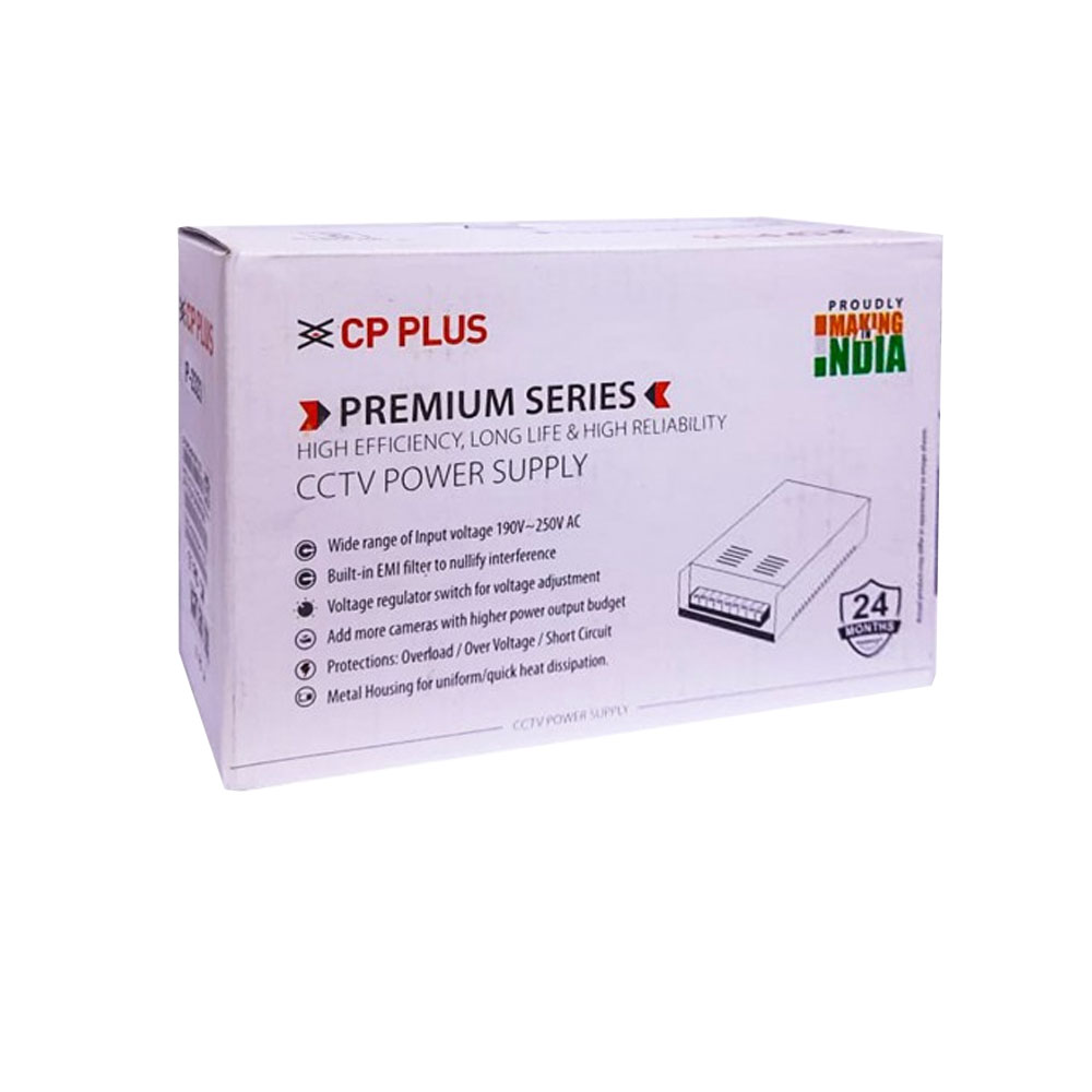 CP Plus CCTV Power Supply 10A 12V MD100 - Image 4