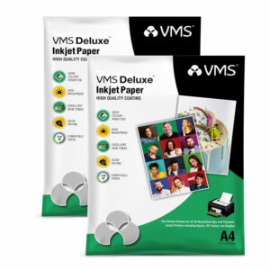 VMS Deluxe Colour Inkjet Photo Paper A4 180 GSM 20 Sheets