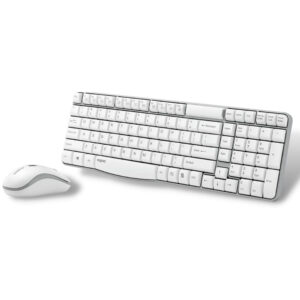 Rapoo Wireless Keyboard Mouse Combo X1800S White