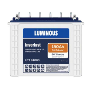 Luminous Tubular Inverter Battery ILTT 24060 180Ah 60m Warranty
