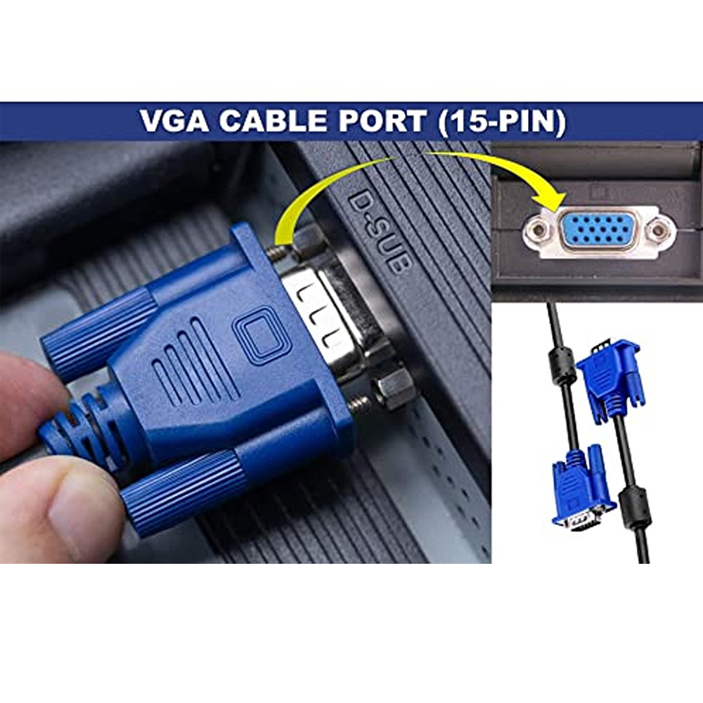 NP Tech VGA Cable 1.5 Meter 3+2 - Image 5