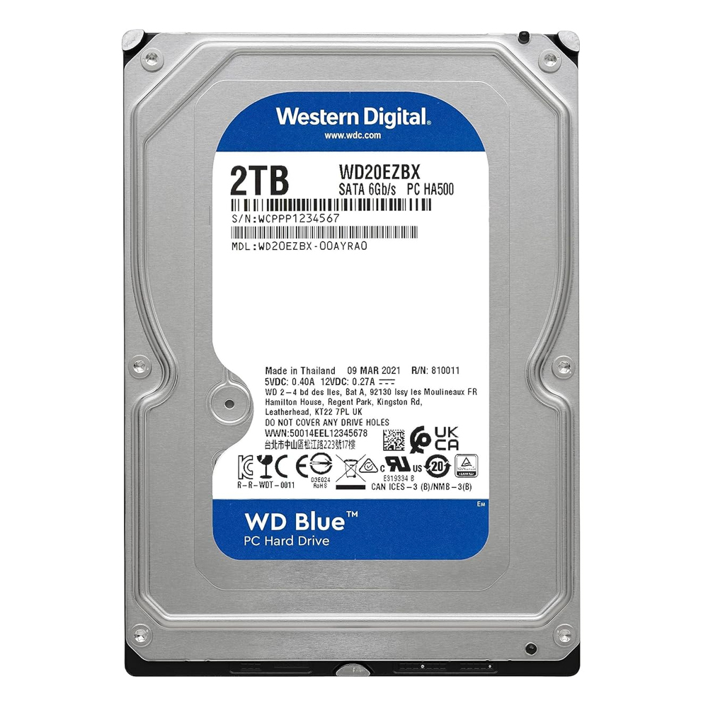 WD Blue 1TB SSD & Seagate 2TB HDD セット WD Desktop Hard Disk Drive 2TB Blue 7200RPM WD20EZBX – www
