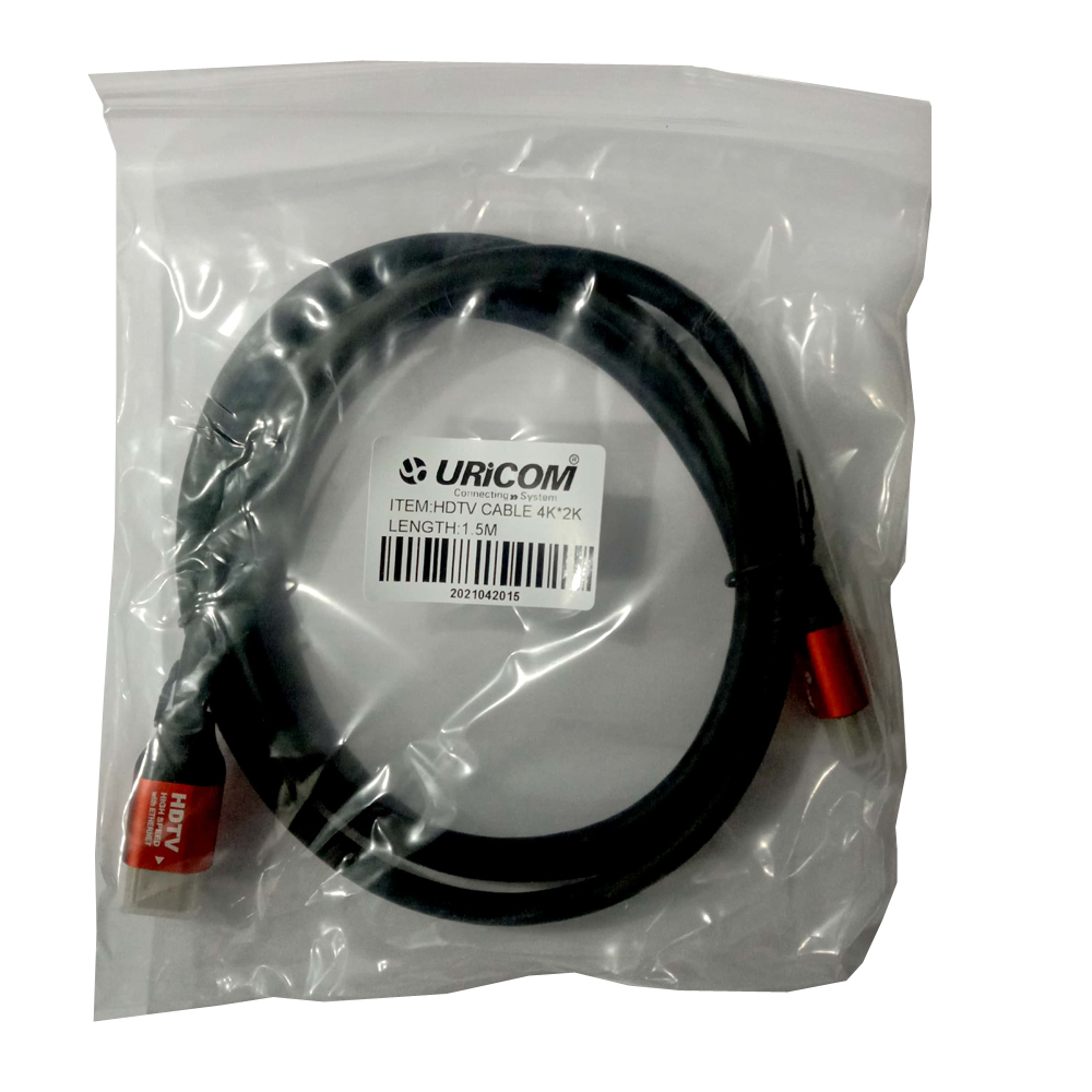 Uricom HDMI to HDMI Cable 1.5 Mtr 4Kx2K - Image 3