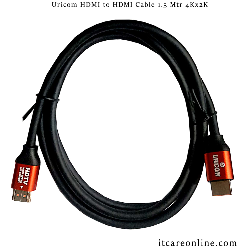 Uricom HDMI to HDMI Cable 1.5 Mtr 4Kx2K - Image 2