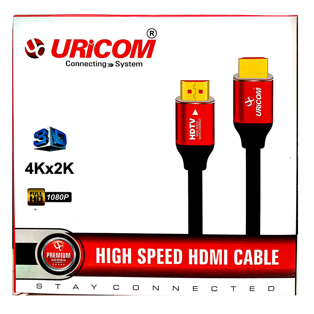 Uricom HDMI to HDMI Cable 1.5 Mtr 4Kx2K - Image 4
