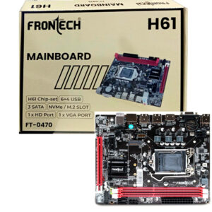 Frontech Motherboard H61 LGA1155 FT-0470