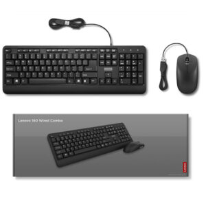 Lenovo Wired Keyboard Mouse Combo 160