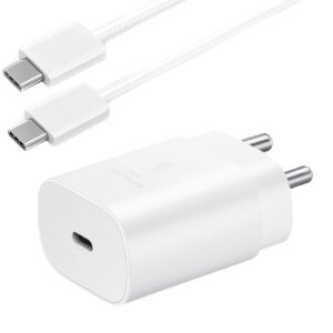 Samsung Mobile Adapter With Cable Type C 25W White