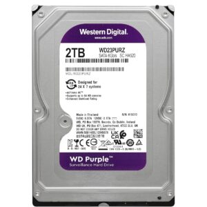 WD Surveillance Hard Disk Drive 2TB Purple WD23PURZ