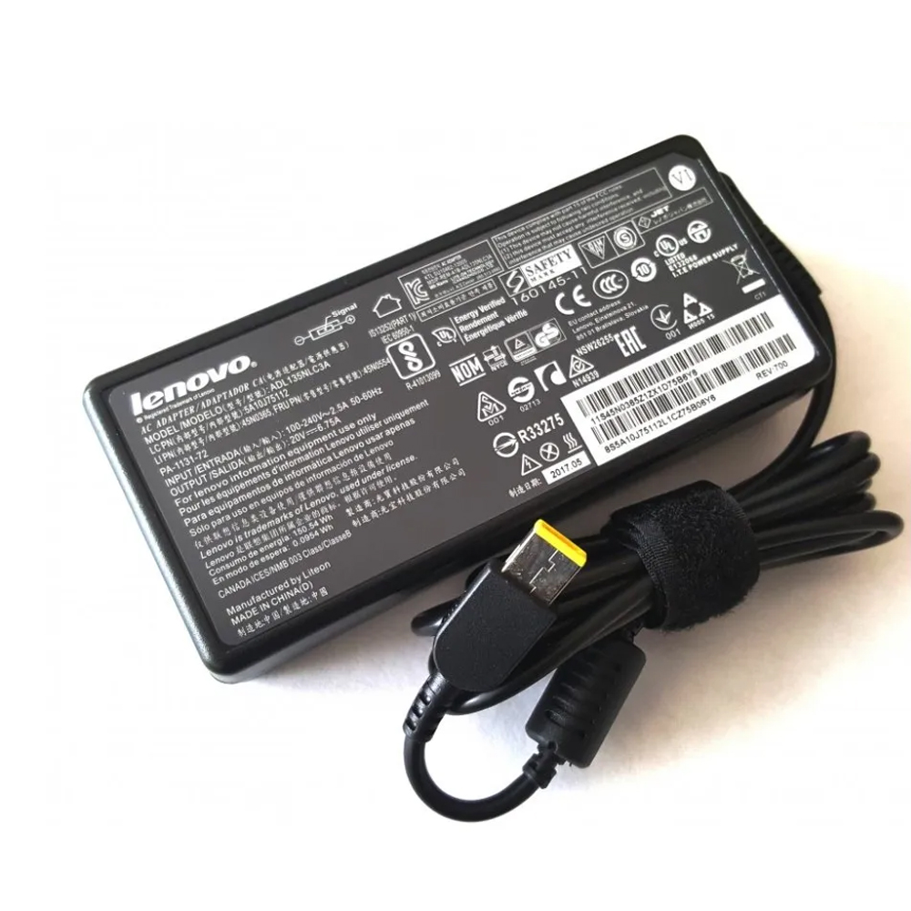 Lenovo Laptop Power Adapter 20V 6.75A 135W USB - Image 4