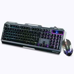 Zebronics Wired Keyboard Mouse Combo ZEB Transformer 1 RGB Black