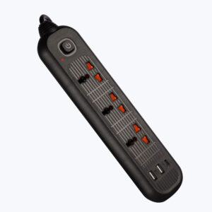 Zebornics Spikeguard 3 Port +2 USB ZEB-Power Bar 132 3 Mtr