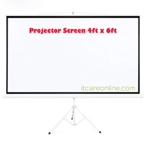 Projector Screen 4" x 6' Tripod Stande