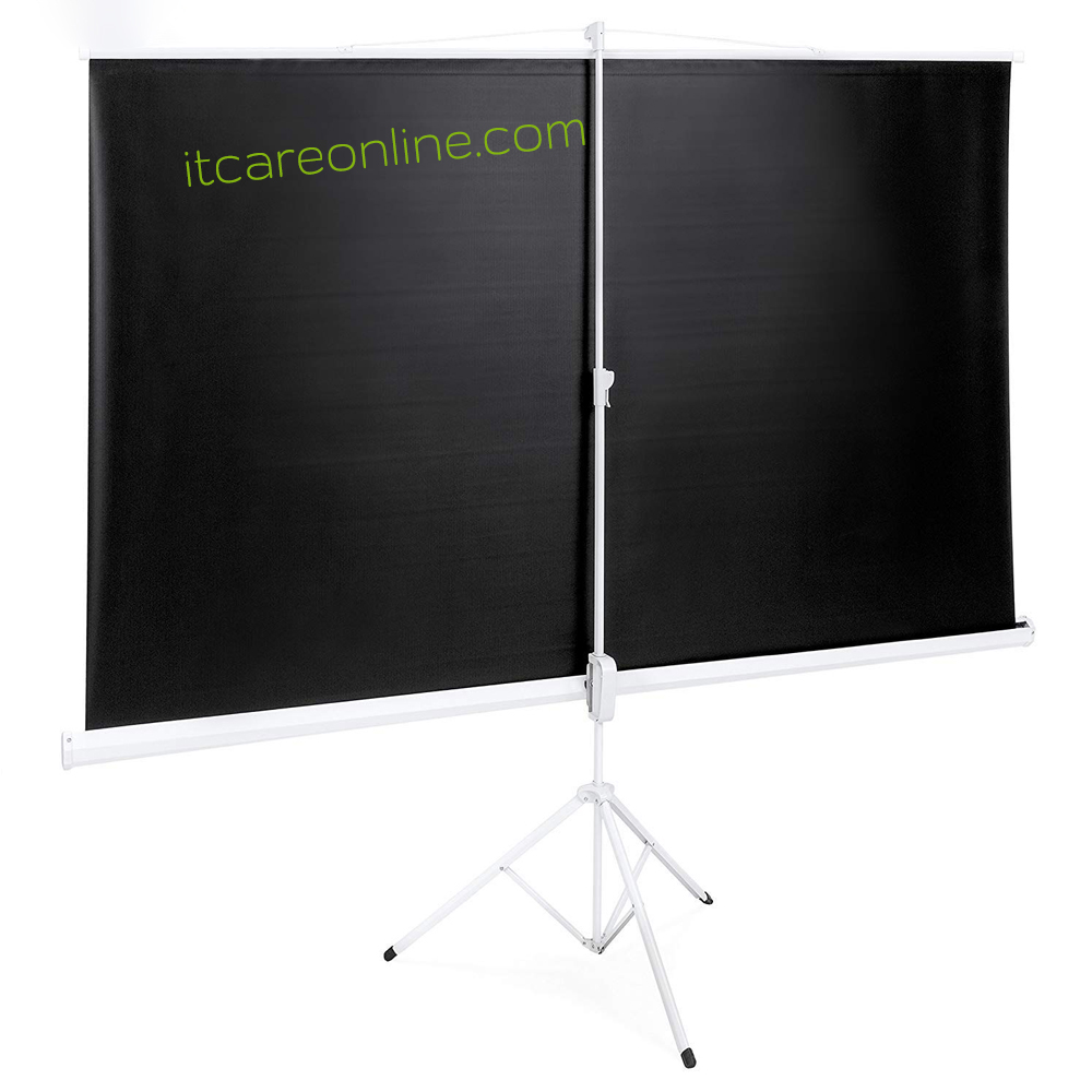 Projector Screen 6' x 8' Tripod Stande - Image 2