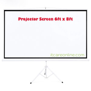 Projector Screen 6' x 8' Tripod Stande