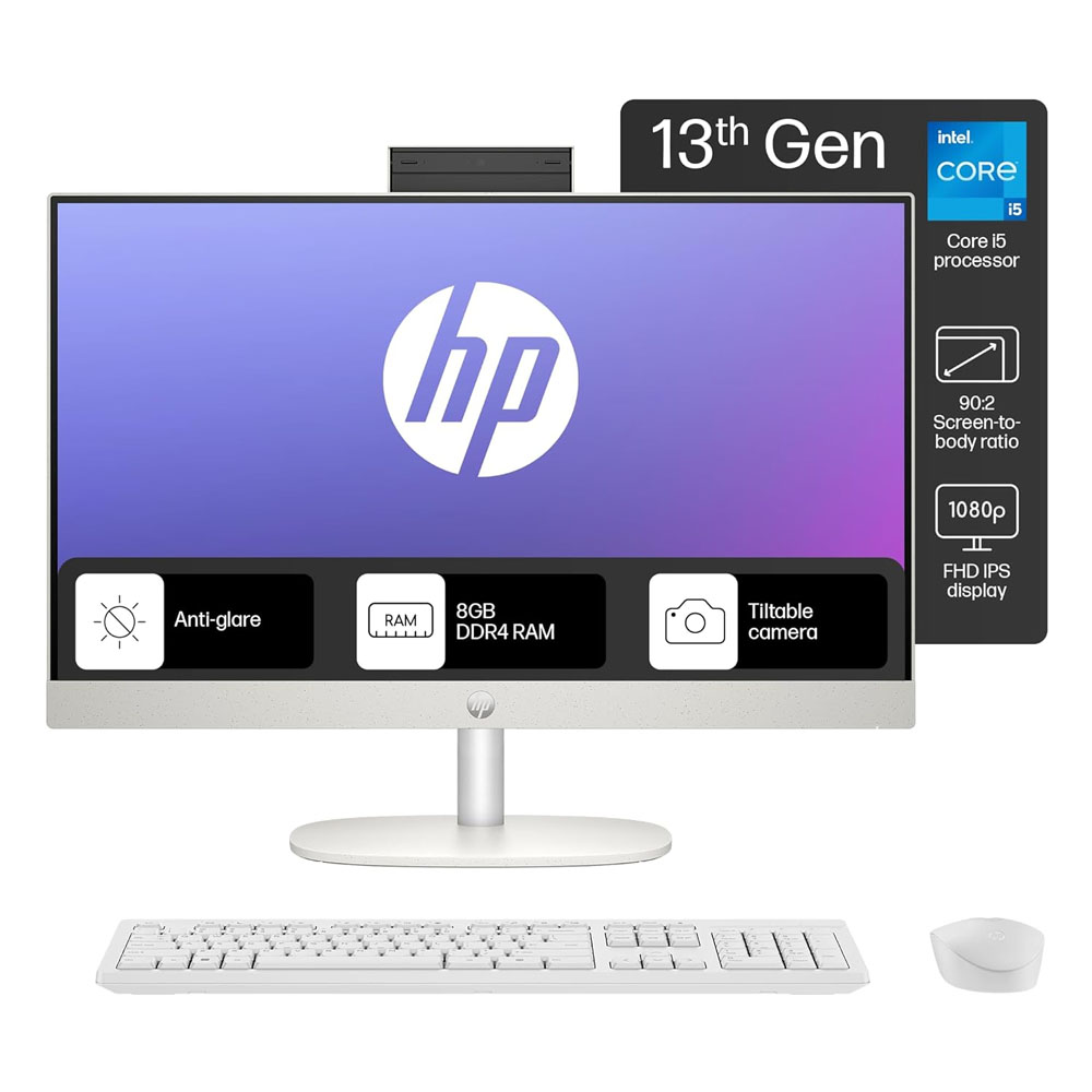 HP All in One Desktop 24-CR0477IN Core i5 13th Gen 8GB Ram 512GB