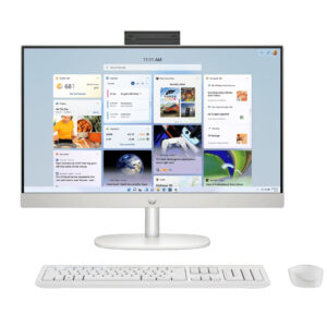 HP All in One Desktop 24-CR0477IN Core i5 13th Gen 8GB Ram 512GB SSD Windows 11 MSO21 23.8" White