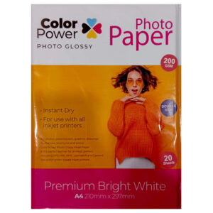 Color Power Photo Paper A4 20 Sheet 200 GSM Double Side