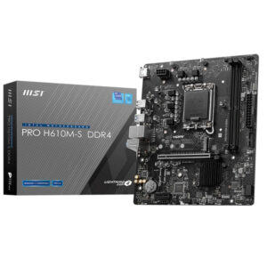 MSI Motherboard Pro H610M-S DDR4 LGA1700