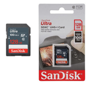 Sandisk Camera SDCard 128GB 100MB/s SDXC UHS-I Card
