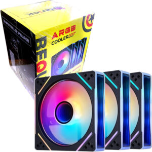 Be Quick Chasis Fan 3Fan RGB 120mm BQT3124