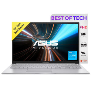Asus Laptop X1504VA-NJ320WS i3 1312U 8GB 512GB SSD WIN11 MSO21 15.6" Silver