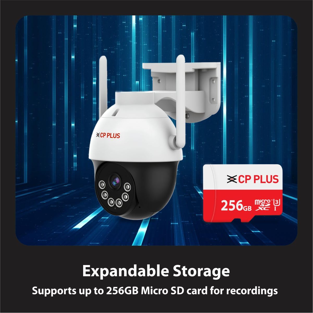 CP Plus CCTV Camera Standalone Outdoor 3MP 4G PT EZ-S35T - Image 3