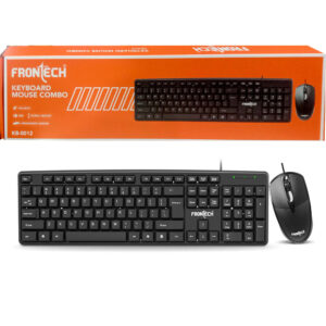 Frontech Wired Keyboard Mouse Combo KB-0012