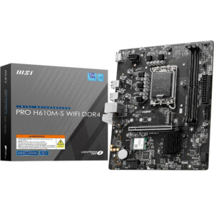 MSI Motherboard Pro H610M-S WIFI DDR4 LGA1700