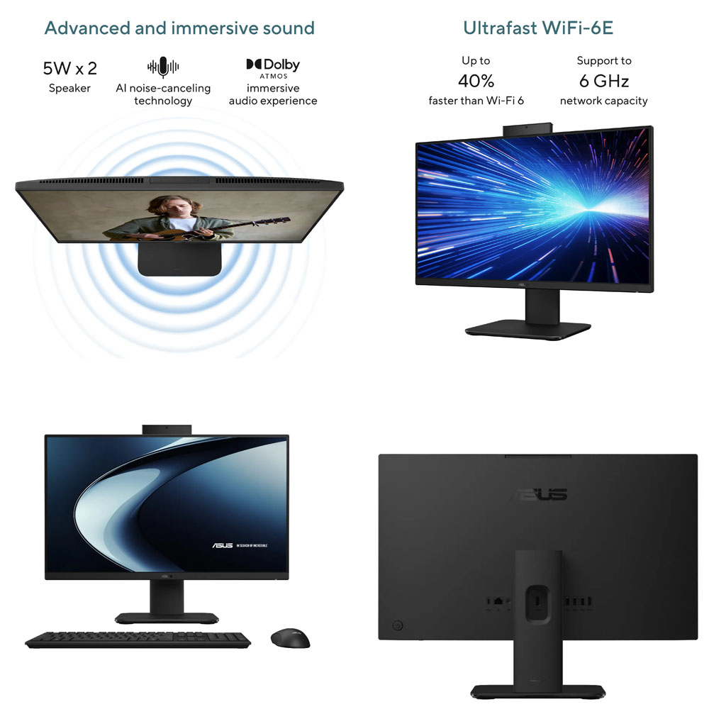 Asus All in One Desktop V440VA-KBPC043WS i5 13420H 16GB Ram 512GB SSD WIN11 MSO2024 24" Screen - Image 5