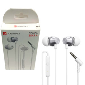 Portronics Wired Earphone Aux 3.5mm Conch Beat A POR 2274