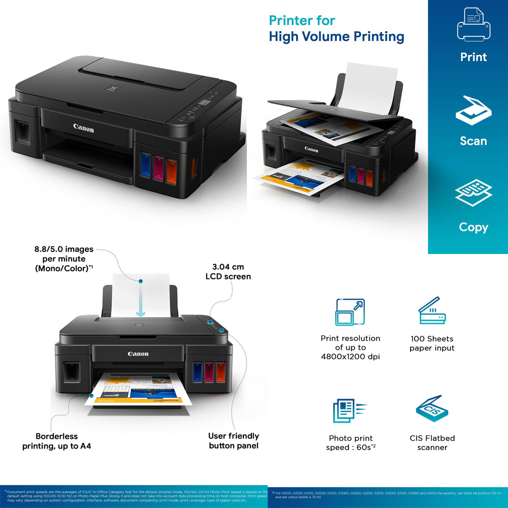 Canon Multifunction Inktank Printer G2012 - Image 3