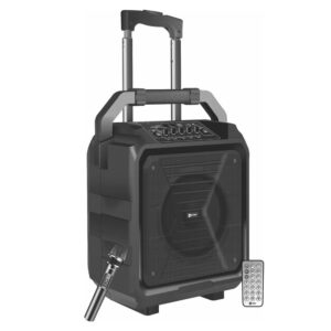 Enter Trolley Speaker Bluetooth 50W Mic BASS QUAKE