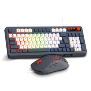 Frontech Wired keyboard Mouse Combo RGB KB-0044