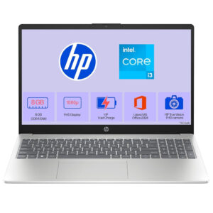 HP Laptop 15-FD0624TU i3 1315U 8GB Ram 512GB SSD WIN11 MSO2024 15.6" Silver