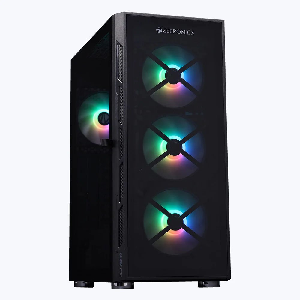Zebronics Gaming Cabinet Aero Black