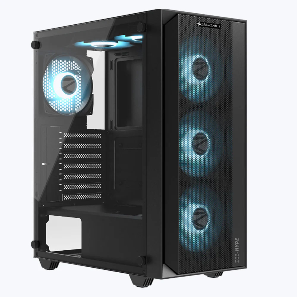 Zebronics Gaming Cabinet Hype White - Image 2