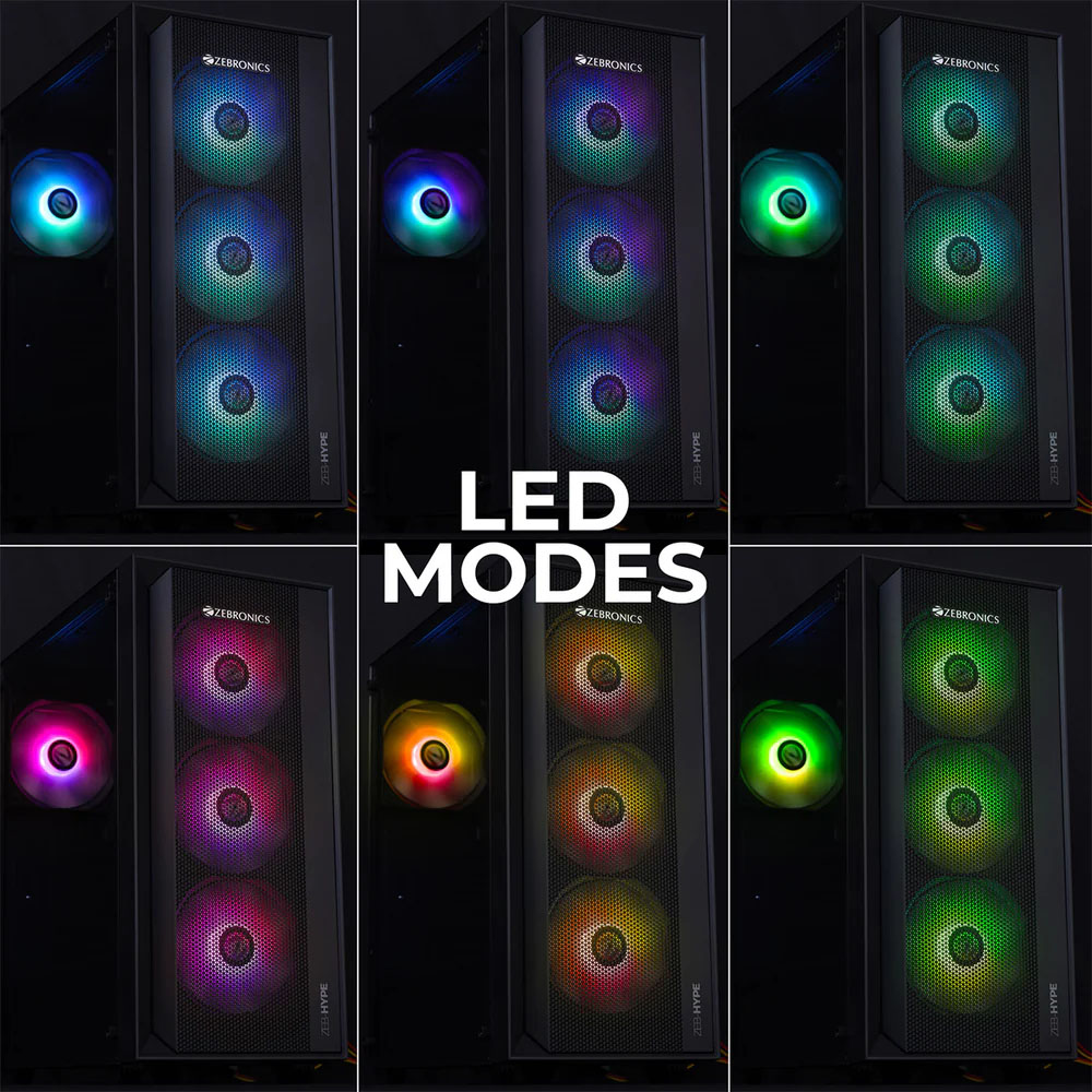 Zebronics Gaming Cabinet Hype White - Image 5
