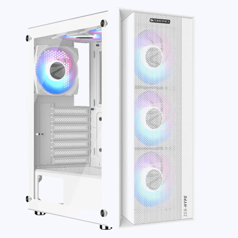 Zebronics Gaming Cabinet Hype White
