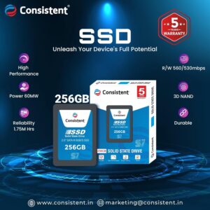 Consistent Sata SSD 256GB S7