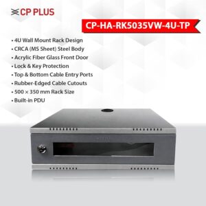 CP Plus Wall Mount Rack Networking 4U Fitted RK5035VW