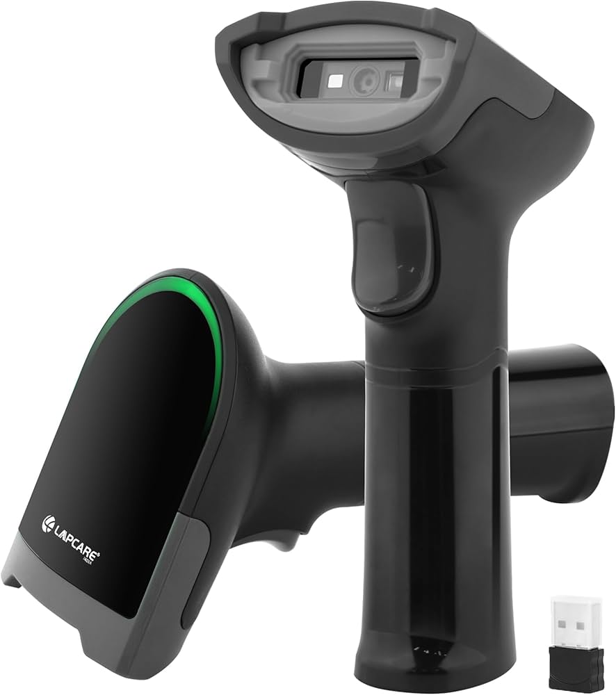Lapcare Barcode Scanner Wireless 2D QR Scan 2.4+BT LLBS-0007