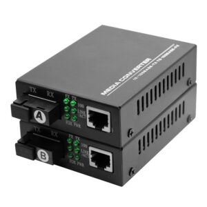 Secureya Fiber Media Converter Giga 10/100/1000 S-SMSF-GE T&R Combo