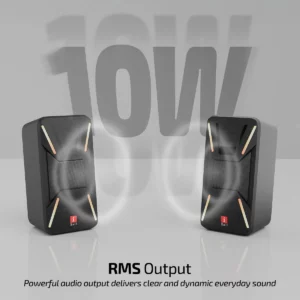 iBall 2.0 Speaker USB SoundWave 300 10W RGB