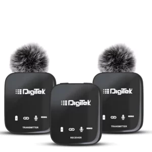 DigiTek Wireless Collar Mic 2nos 2.4GHz DWM-101 Pro